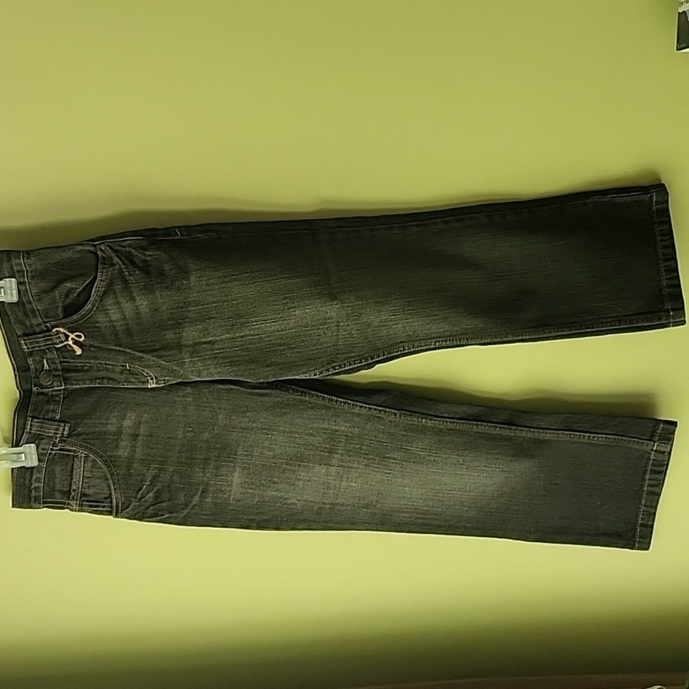 WRANGLER Classic Black Kids Distressed Jeans